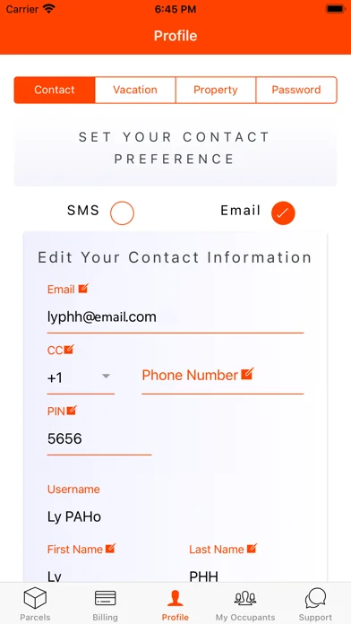 Parcel Pending Mobile screenshot 2
