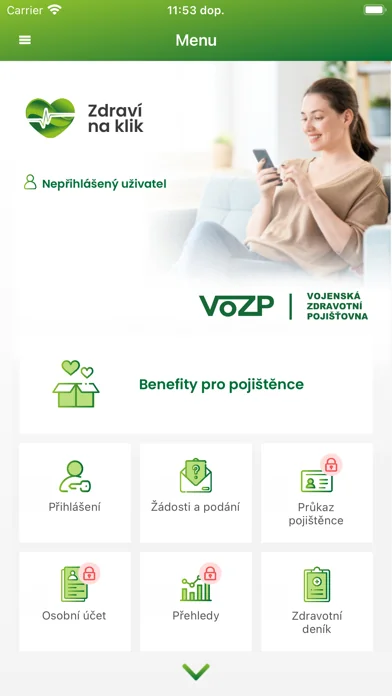 Zdraví na klik – VoZP