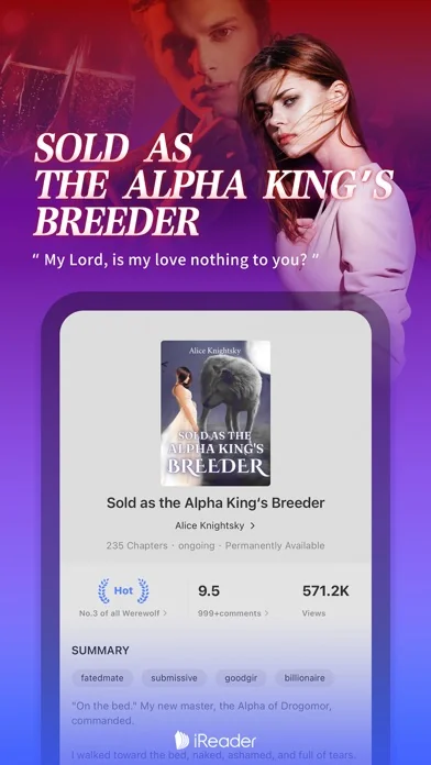 iReader-Story, Novel & E-book screenshot 2