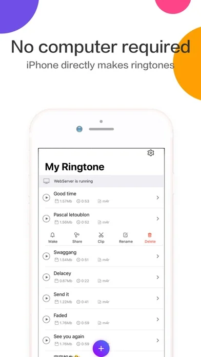Ringtones Maker - the ring app screenshot 1