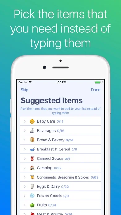 Grocery List ◎ screenshot 3