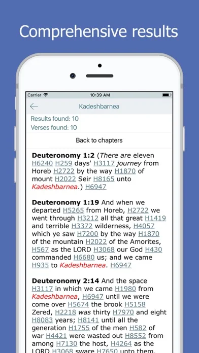 Bible and Strong’s Concordance screenshot 2