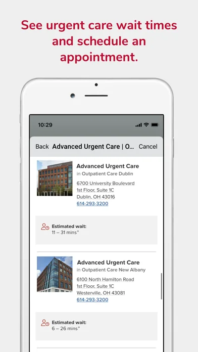 Ohio State MyHealth screenshot 4