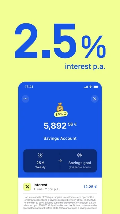 Tomorrow – Mobile Banking screenshot 2