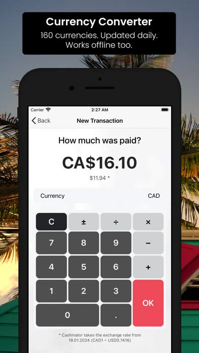 Cashinator – Ausgaben teilen screenshot 4