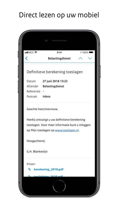 Berichtenbox screenshot 2