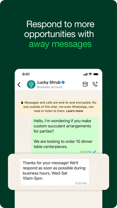 WhatsApp Business screenshot 4