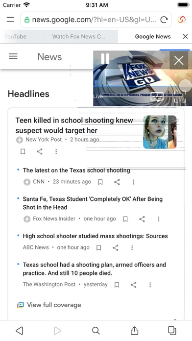 Skyfire Browser for Web Video screenshot 1