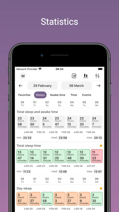 Baby Diary: Sleep screenshot 2
