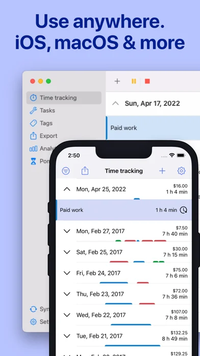 WorkingHours • Zeiterfassung screenshot 3