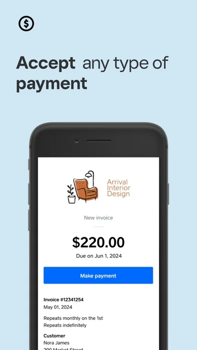 Square Invoices: Invoice Maker screenshot 3