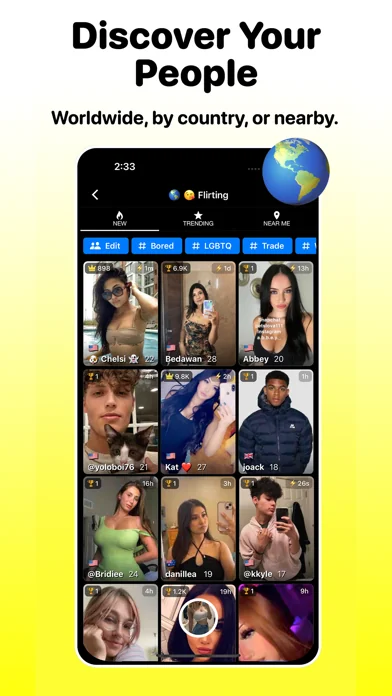 Dizkover: Add Snapchat Friends screenshot 1