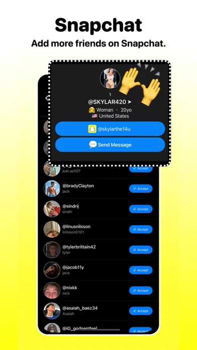 Dizkover: Add Snapchat Friends screenshot 3