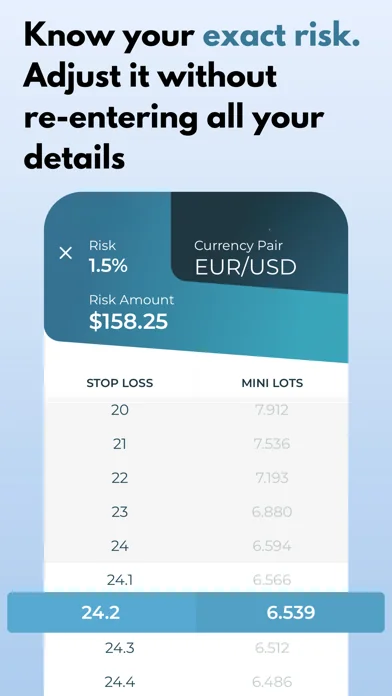 STINU Position Size Calculator screenshot 2