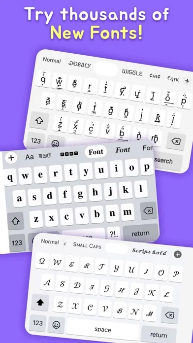 Designtext für Tastaturen