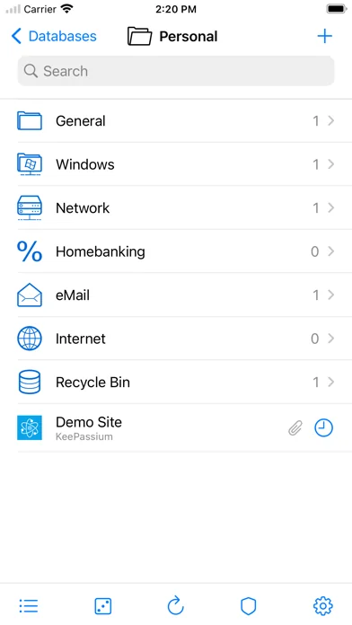 KeePassium (KeePass) screenshot 4