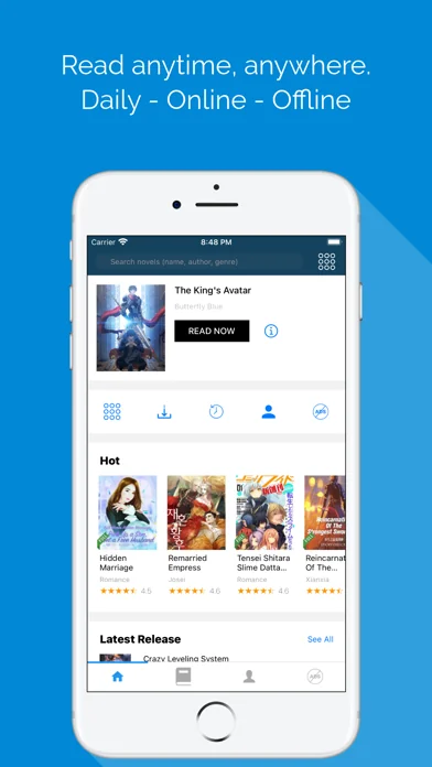 NovelReader - World of Novels screenshot 1