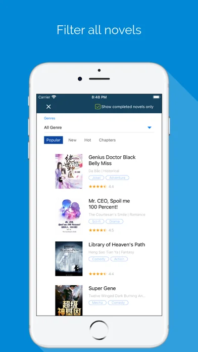 NovelReader - World of Novels screenshot 3