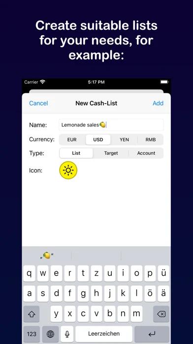 CashCounter: Der Geldmanager screenshot 1