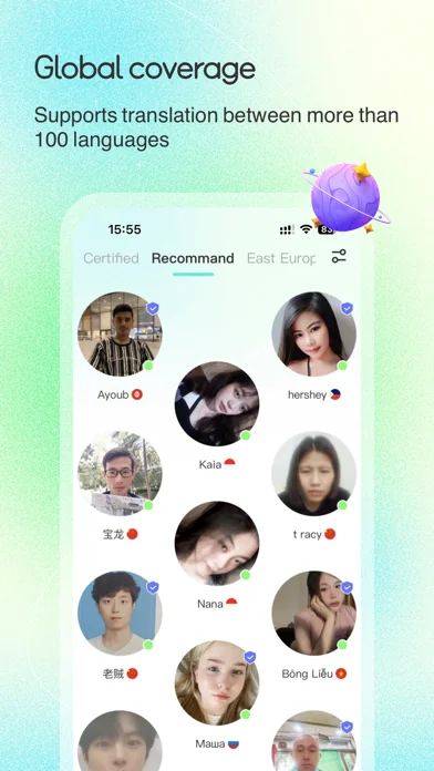 WorldTalk-Make Foreign Friends screenshot 1