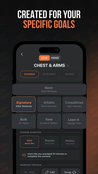 SHRED: Gym & Home Workouts screenshot 3