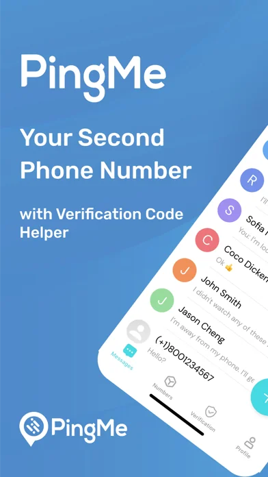 PingMe - Virtual Phone Number