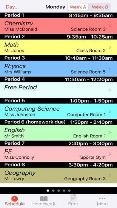 School Timetable