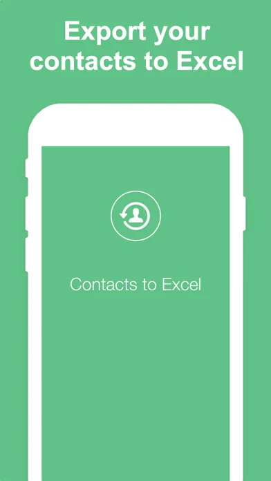 Export Contacts to Excel screenshot 1