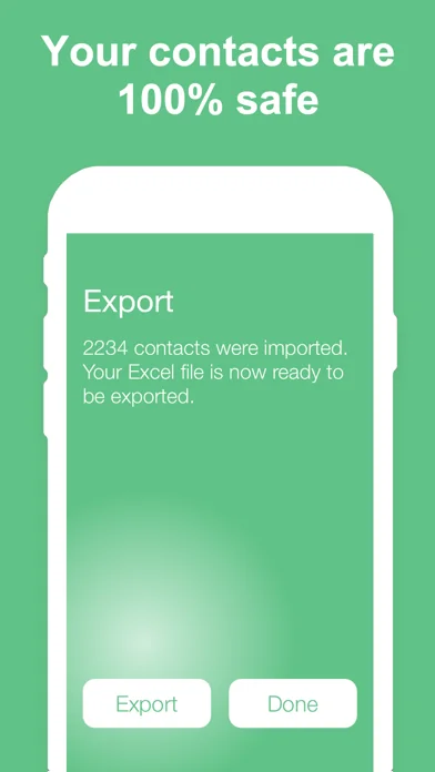 Export Contacts to Excel screenshot 4
