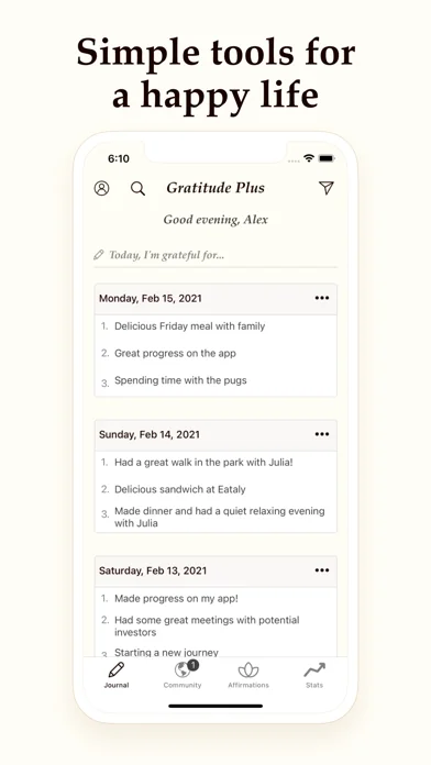 Gratitude Plus – Journal