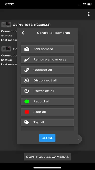 Multi Camera Control for GoPro