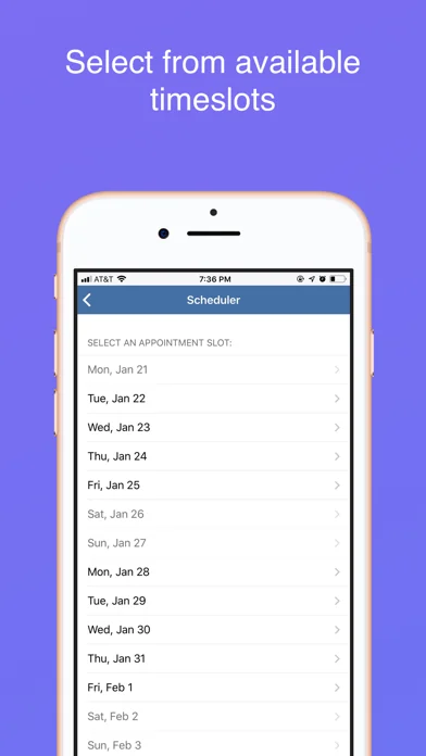 The Scheduling App screenshot 2