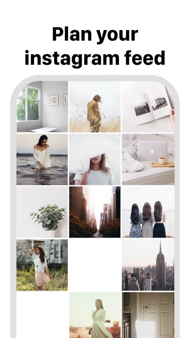 Feed Vorschau für Insta・Planer