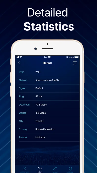 Speedtest Wlan & WiFi Analyzer screenshot 4