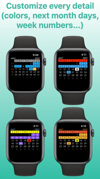 Watch Calendar - Monthly screenshot 4