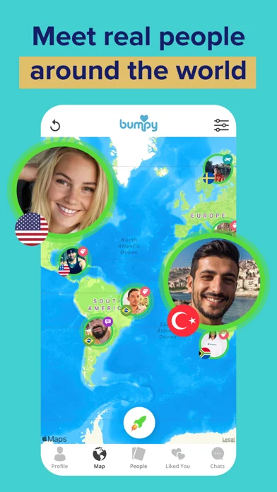 Bumpy - Weltweite Partnersuche screenshot 2