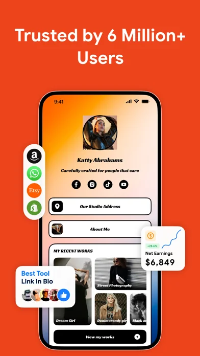 Linkbio - Link in Bio Creator screenshot 1