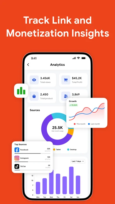 Linkbio - Link in Bio Creator screenshot 4