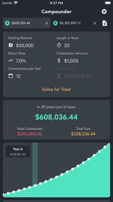 Compound Interest - Compounder screenshot 1
