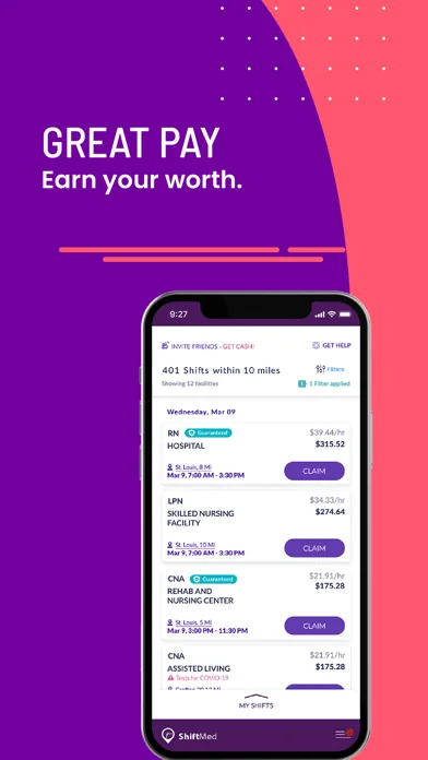 ShiftMed - Nursing Jobs App screenshot 1