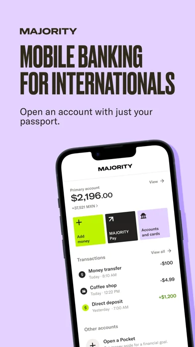 MAJORITY: Mobile banking