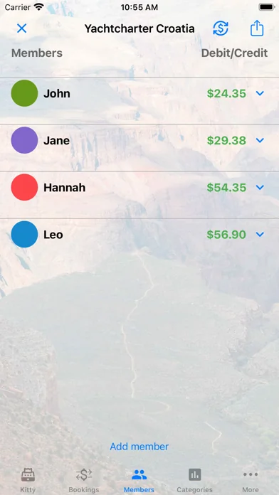 Reisekasse-App screenshot 3