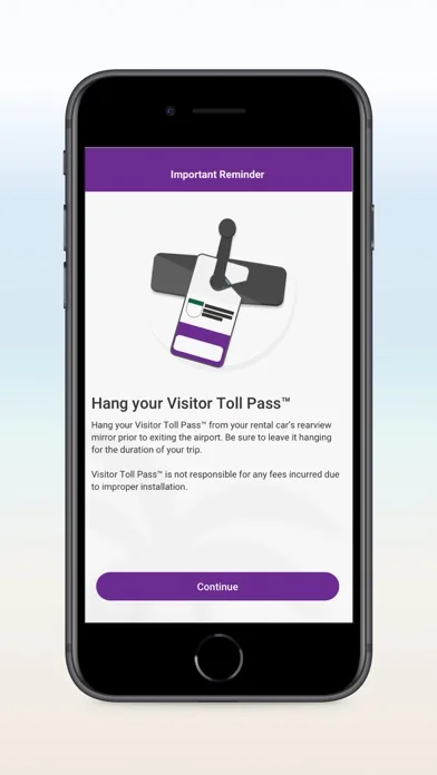Visitor Toll Pass screenshot 2