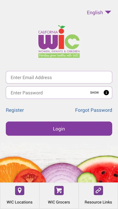 California WIC App screenshot 1