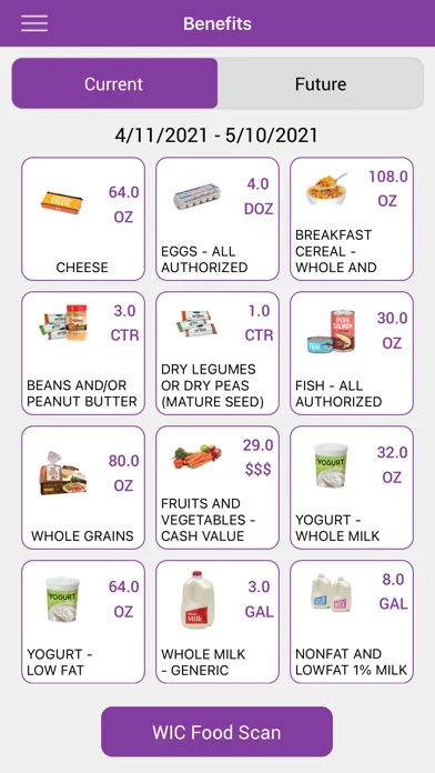 California WIC App screenshot 3