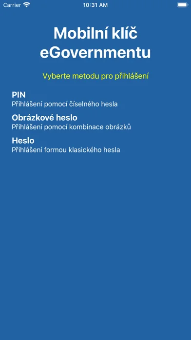 Mobilní klíč eGovernmentu screenshot 4