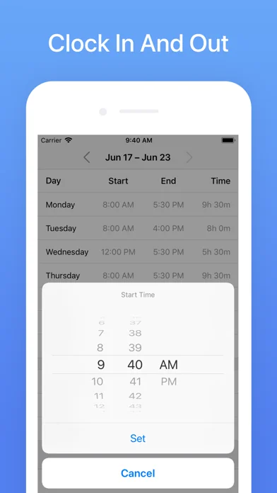 Hours Tracker: Time Calculator screenshot 2