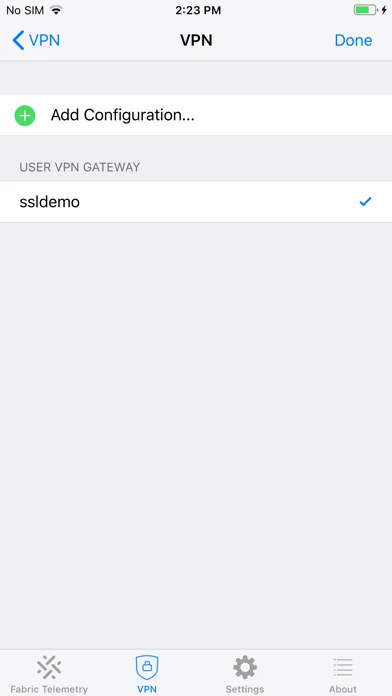 FortiClient screenshot 2