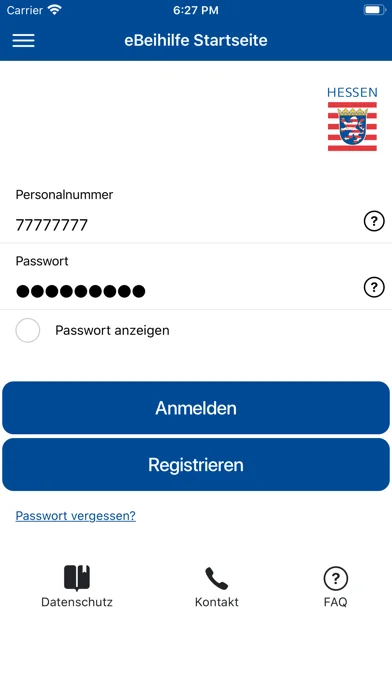 eBeihilfe - App - HE