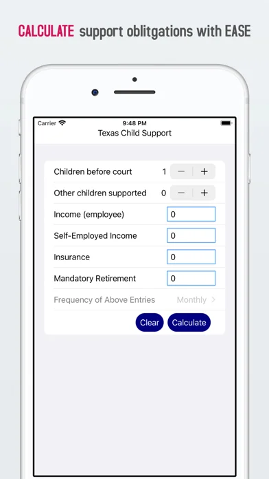 TX Child Support Calculator